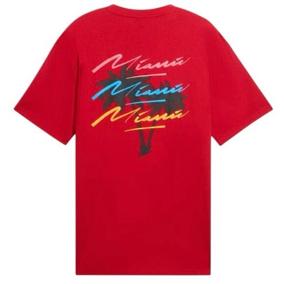 PUMA Men's F1 Ferrari Red Graphic T-Shirt NWT - Picture 1 of 5